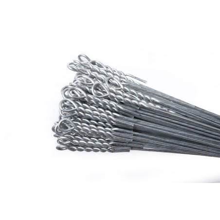 11 Gauge Galvanized Single Loop Bale Ties | Durable & Reliable Baling Solutions