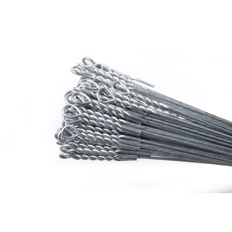 12 Gauge Galvanized Single Loop Bale Ties - Durable & Reliable | Baling Wire Store