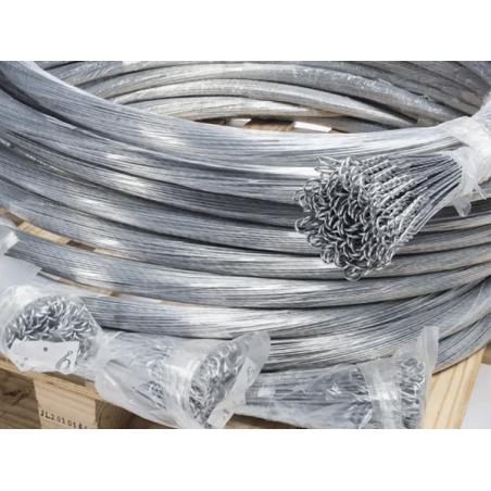 12 Gauge Galvanized Single Loop Bale Ties - Durable & Reliable